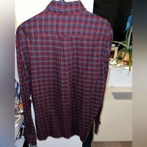1905 Collection Tailored Fit Button-Down Collar Large Plaid